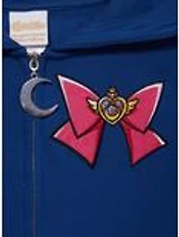 Pretty Guardian Sailor Moon Bow Women's Plus Zippered Hoodie - BoxLunch Exclusive