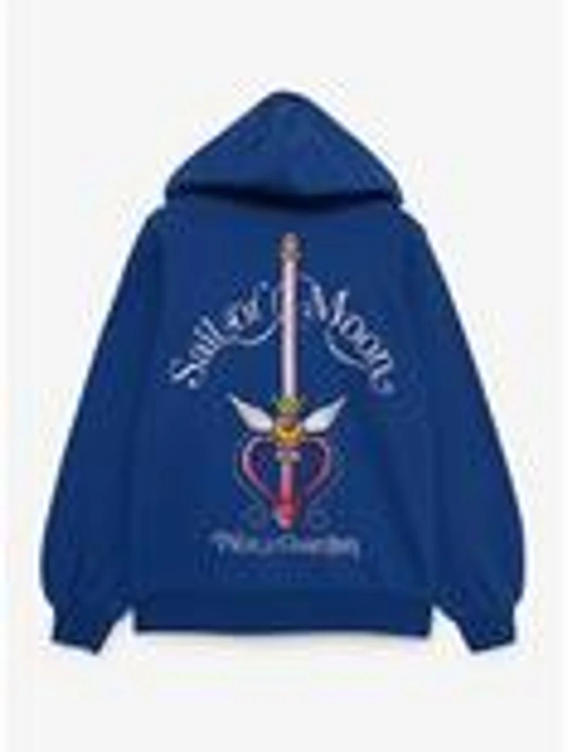 Pretty Guardian Sailor Moon Bow Women's Plus Zippered Hoodie - BoxLunch Exclusive