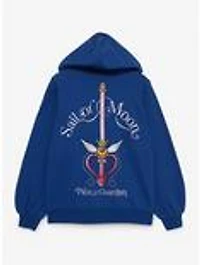 Pretty Guardian Sailor Moon Bow Women's Plus Zippered Hoodie - BoxLunch Exclusive