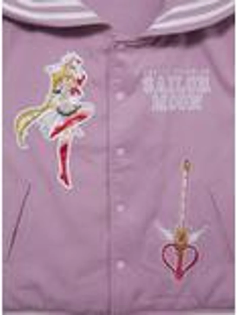 Pretty Guardian Sailor Moon Icons Women's Plus Varsity Jacket - BoxLunch Exclusive