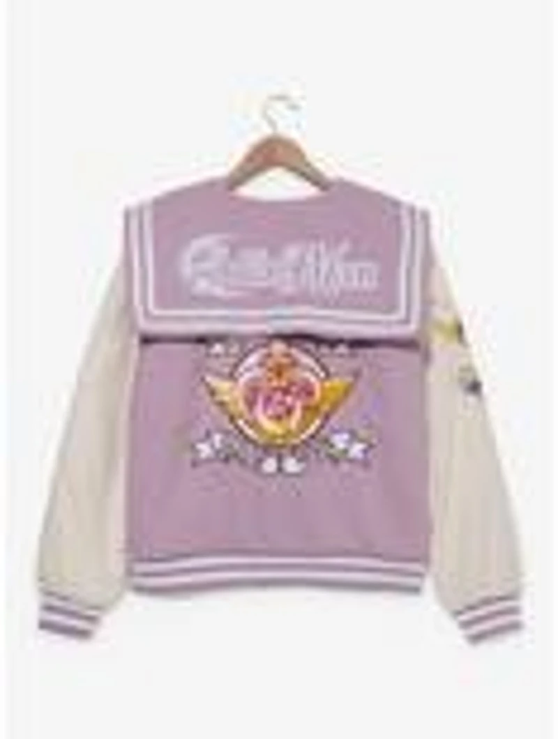 Pretty Guardian Sailor Moon Icons Women's Plus Varsity Jacket - BoxLunch Exclusive