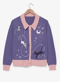 Pretty Guardian Sailor Moon Luna, Artemis, & Diana Starry Women's Cardigan - BoxLunch Exclusive