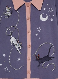 Pretty Guardian Sailor Moon Luna, Artemis, & Diana Starry Women's Plus Cardigan - BoxLunch Exclusive