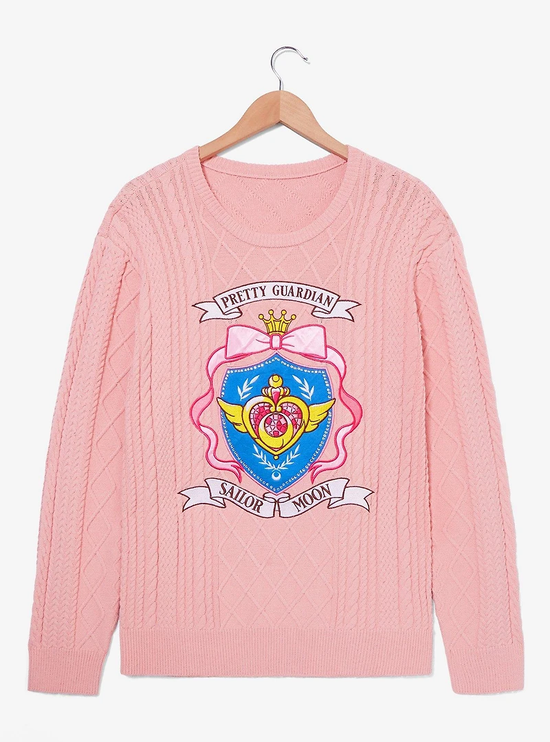 Pretty Guardian Sailor Moon Crisis Compact Crest Knit Sweater - BoxLunch Exclusive