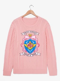 Pretty Guardian Sailor Moon Crisis Compact Crest Knit Sweater - BoxLunch Exclusive