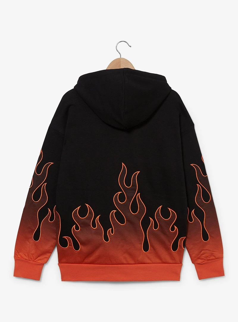 Disney The Nightmare Before Christmas Pumpkin King Flames Hoodie - BoxLunch Exclusive