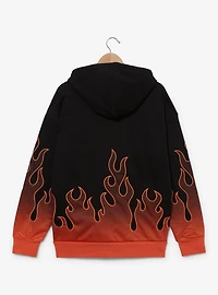Disney The Nightmare Before Christmas Pumpkin King Flames Hoodie - BoxLunch Exclusive