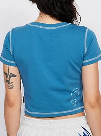 Samii Ryan Snoopy and Woodstock Good Things Women's Cropped T-Shirt