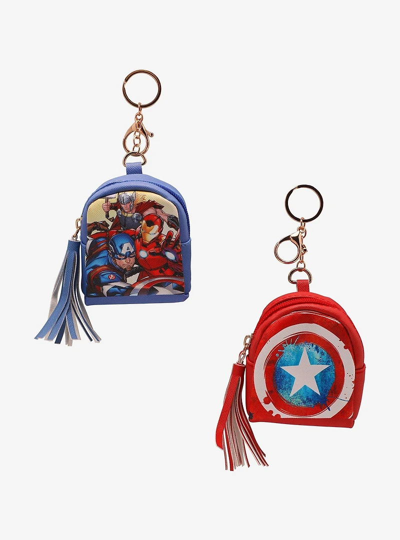 Marvel Mini Backpack with Candy Blind Assorted Keychain