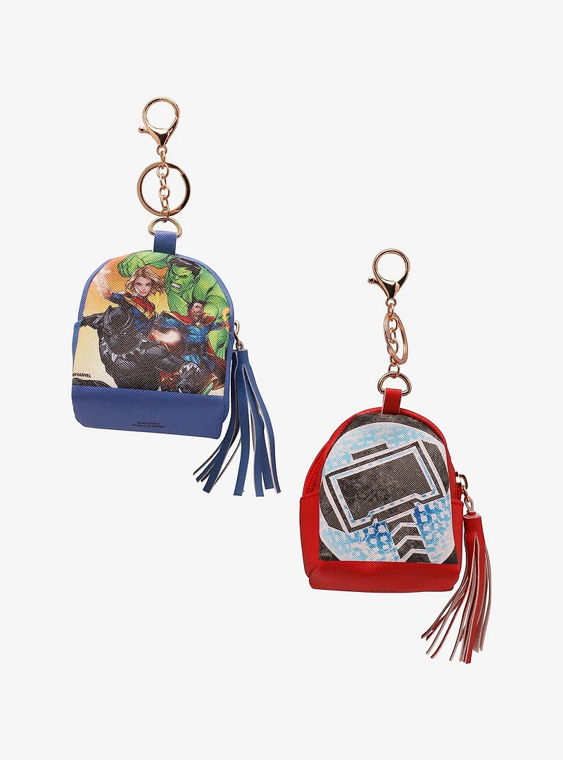 Marvel Mini Backpack with Candy Blind Assorted Keychain