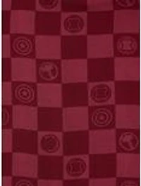 Marvel Avengers Icons Checkered Smock Dress - BoxLunch Exclusive