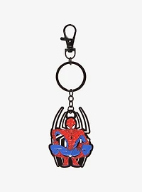 Marvel Spider-Man Logo Pose Keychain