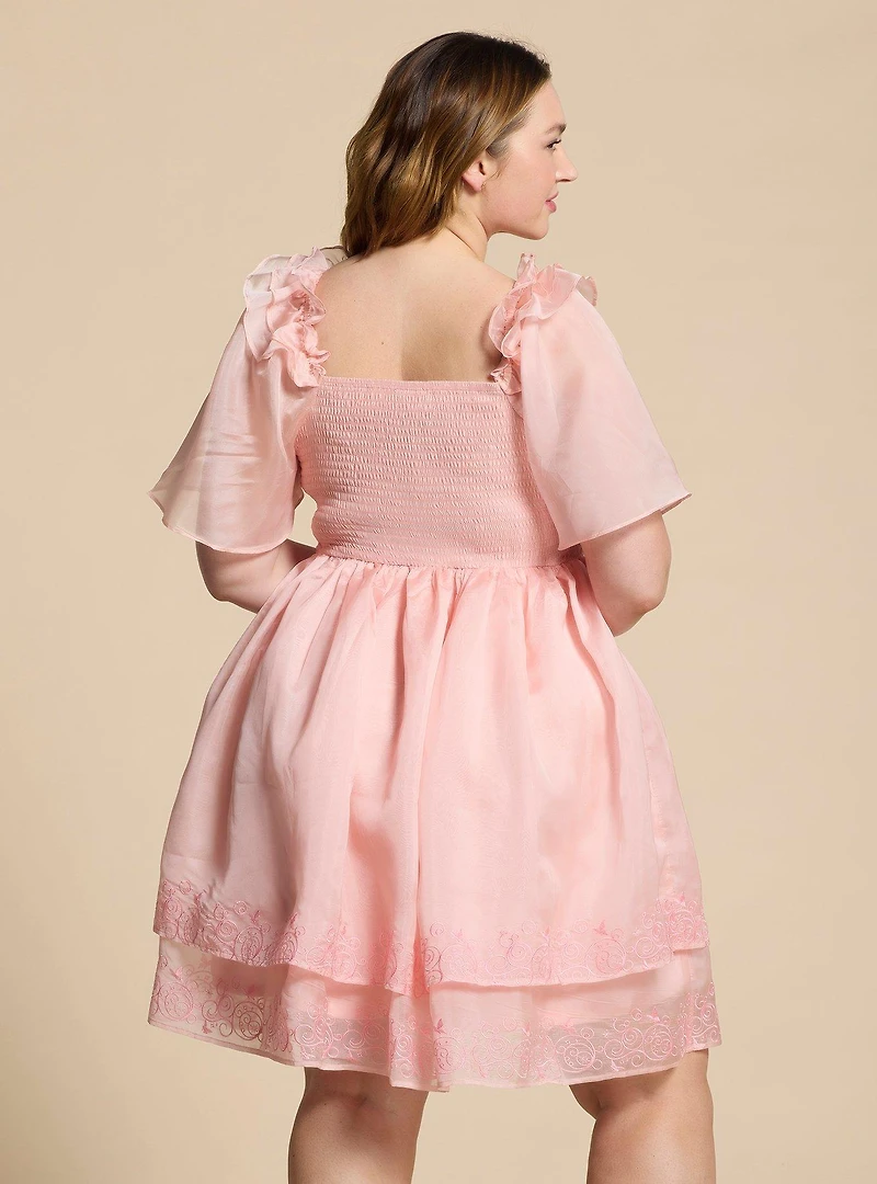 Wicked Glinda Bubble Plus Smock Dress - BoxLunch Exclusive
