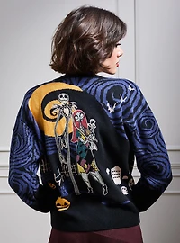 Disney The Nightmare Before Christmas Jack & Sally Spiral Hill Cardigan - BoxLunch Exclusive