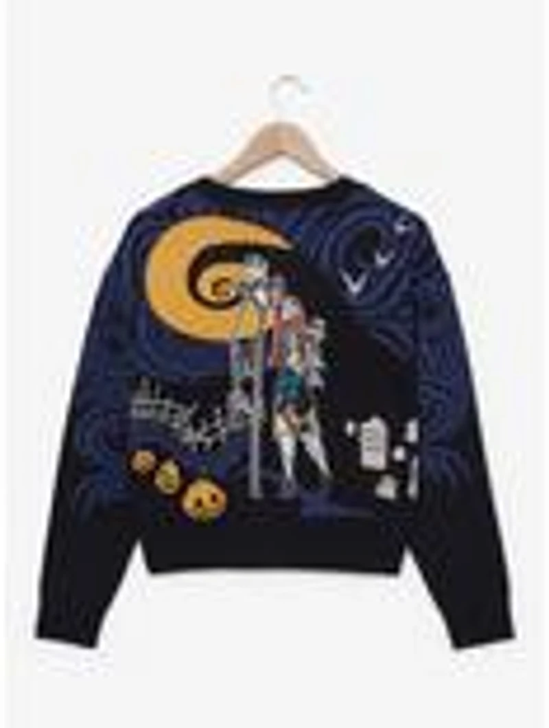 Disney The Nightmare Before Christmas Jack & Sally Spiral Hill Cardigan - BoxLunch Exclusive