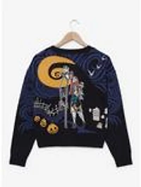 Disney The Nightmare Before Christmas Jack & Sally Spiral Hill Cardigan - BoxLunch Exclusive