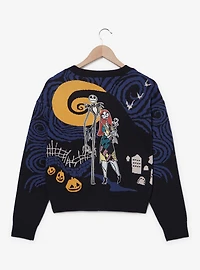 Disney The Nightmare Before Christmas Jack & Sally Spiral Hill Cardigan - BoxLunch Exclusive