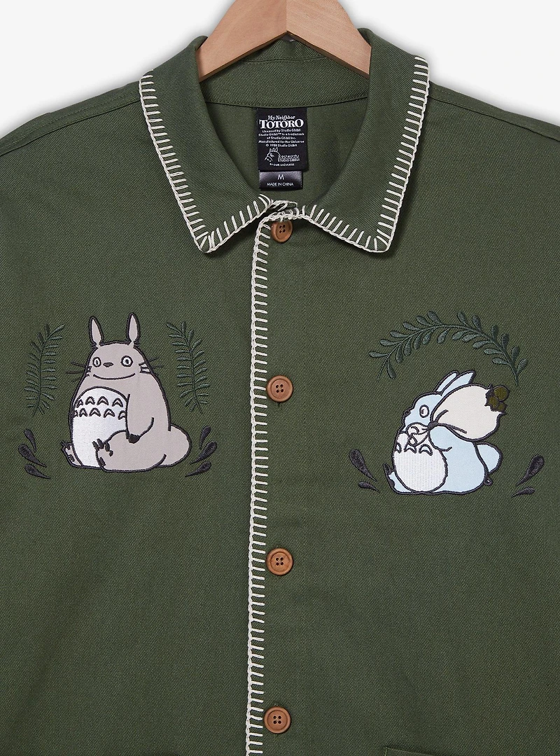 Our Universe Studio Ghibli My Neighbor Totoro Embroidered Sage Jacket — BoxLunch Exclusive