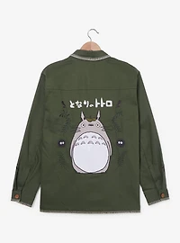 Our Universe Studio Ghibli My Neighbor Totoro Embroidered Sage Jacket — BoxLunch Exclusive