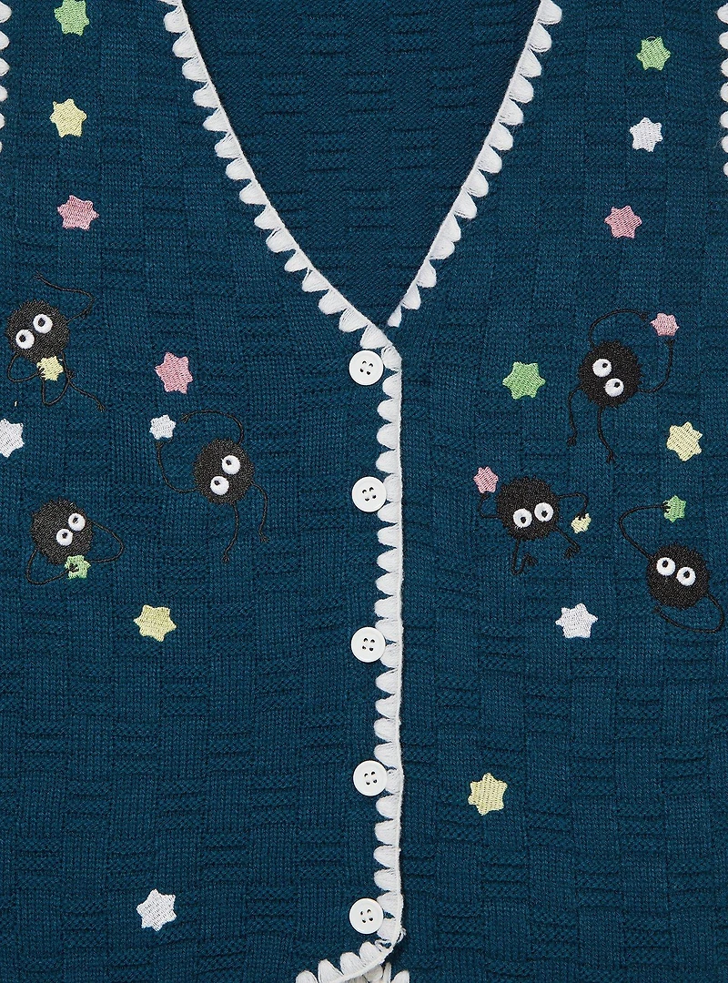 Studio Ghibli Spirited Away Soot Sprites Embroidered Plus Vest — BoxLunch Exclusive
