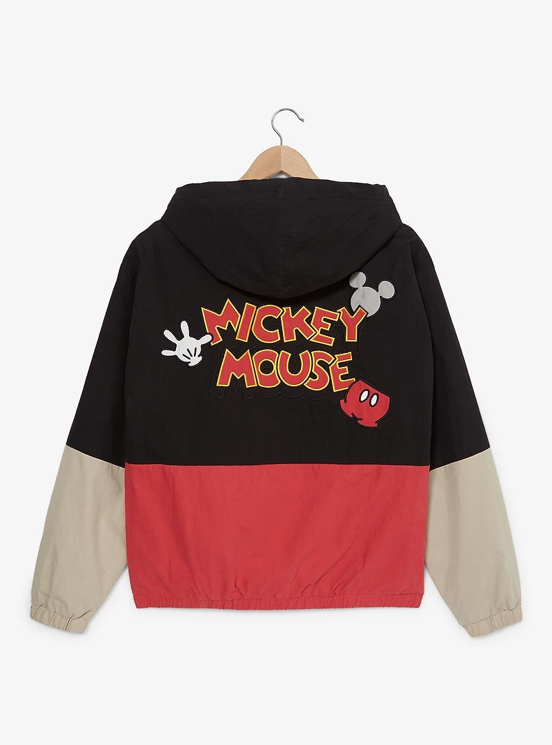 Disney Mickey Mouse Color Block Women's Windbreaker — BoxLunch Exclusive