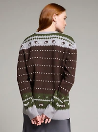 Our Universe Studio Ghibli My Neighbor Totoro Patterned Holiday Sweater - BoxLunch Exclusive