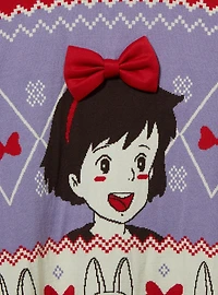 Our Universe Studio Ghibli Kiki's Delivery Service Patterned Holiday Sweater - BoxLunch Exclusive