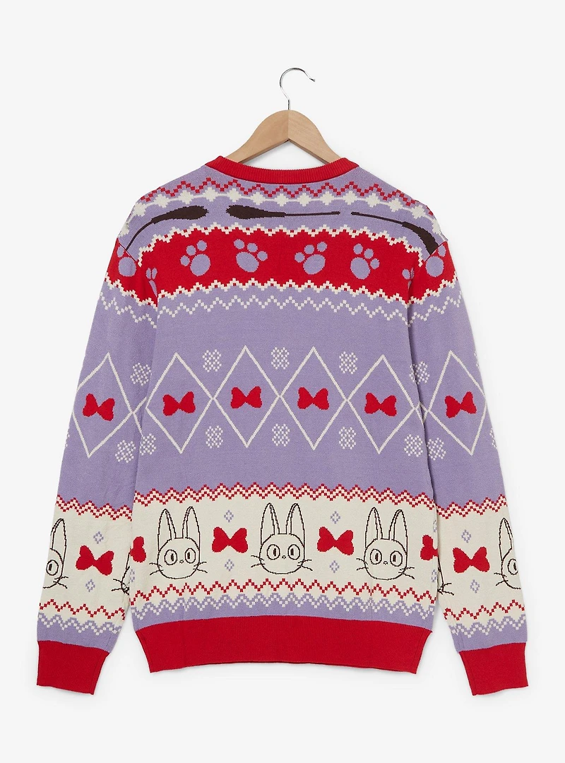 Our Universe Studio Ghibli Kiki's Delivery Service Patterned Holiday Sweater - BoxLunch Exclusive