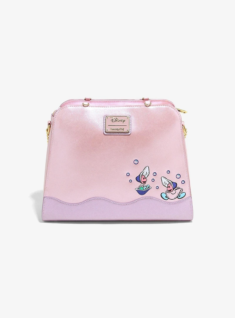 Loungefly Disney Alice in Wonderland Oyster Pearlescent Crossbody Bag
