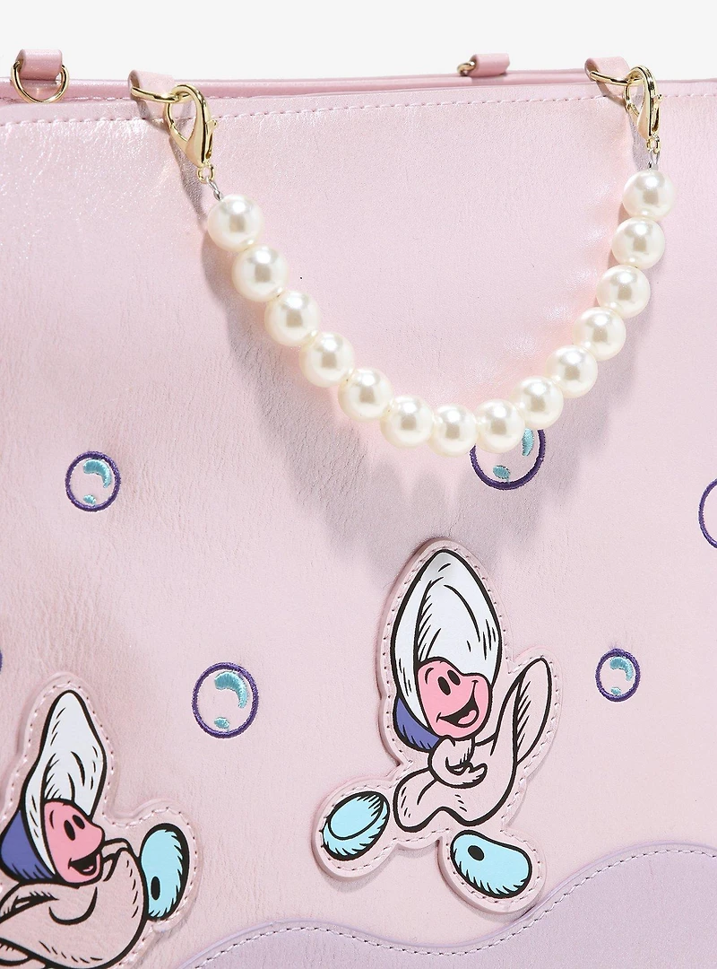 Loungefly Disney Alice in Wonderland Oyster Pearlescent Crossbody Bag