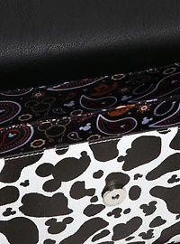Loungefly Disney Mickey Mouse Western Fringe Crossbody Bag