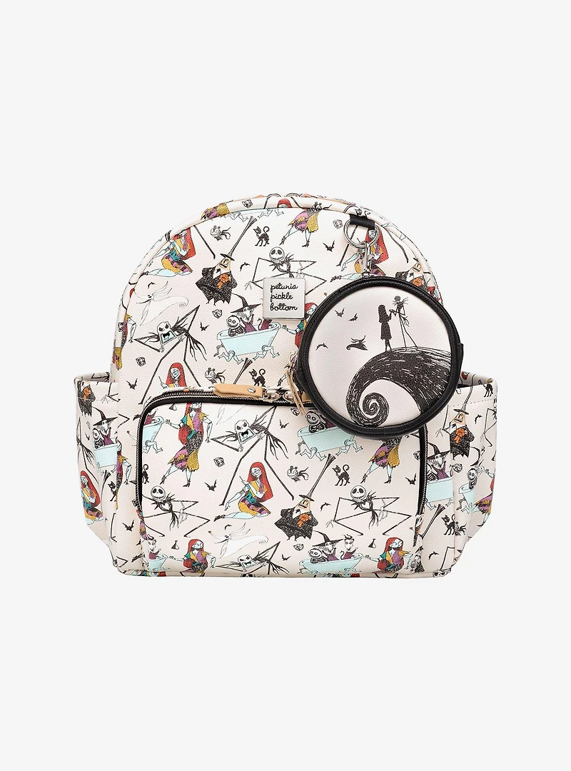 Petunia Pickle Bottom Disney The Nightmare Before Christmas Characters Allover Print Ace Mini Backpack & Coin Purse