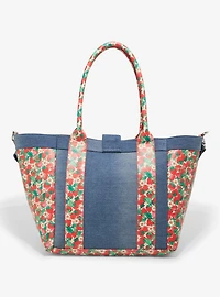Strawberry Shortcake Denim Strawberries Tote Bag - BoxLunch Exclusive