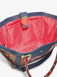 Strawberry Shortcake Denim Strawberries Tote Bag - BoxLunch Exclusive