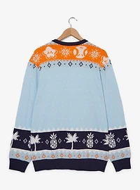 Bluey Heeler Family Santa Hat Holiday Sweater — BoxLunch Exclusive