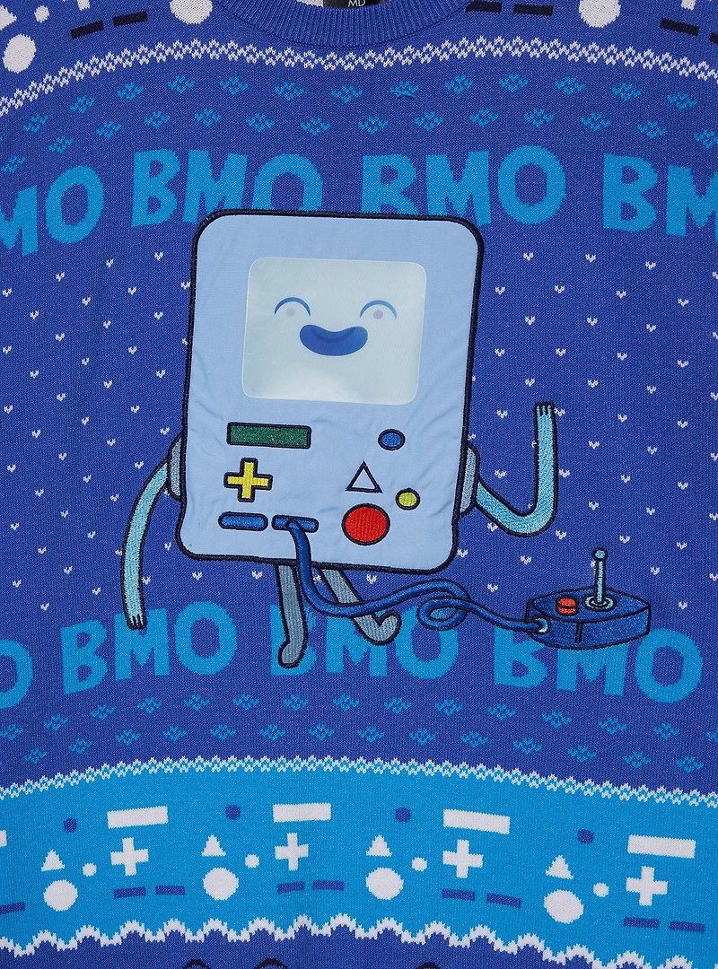 Adventure Time BMO Lenticular Holiday Sweater - BoxLunch Exclusive
