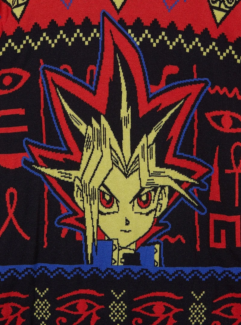 Yu-Gi-Oh! Yami Yugi Patterned Holiday Sweater - BoxLunch Exclusive