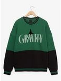 Wicked Defying Gravity Women's Panel Crewneck — BoxLunch Exclusive