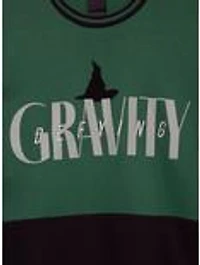 Wicked Defying Gravity Women's Panel Crewneck — BoxLunch Exclusive