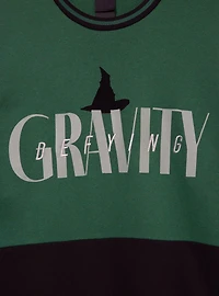Wicked Defying Gravity Women's Panel Crewneck — BoxLunch Exclusive