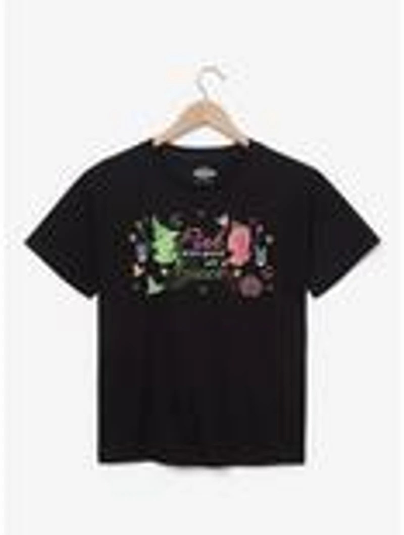 Wicked Glinda & Elphaba Icon Silhouettes Women's T-Shirt - BoxLunch Exclusive