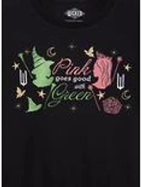 Wicked Glinda & Elphaba Icon Silhouettes Women's T-Shirt - BoxLunch Exclusive