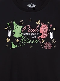 Wicked Glinda & Elphaba Icon Silhouettes Women's T-Shirt - BoxLunch Exclusive