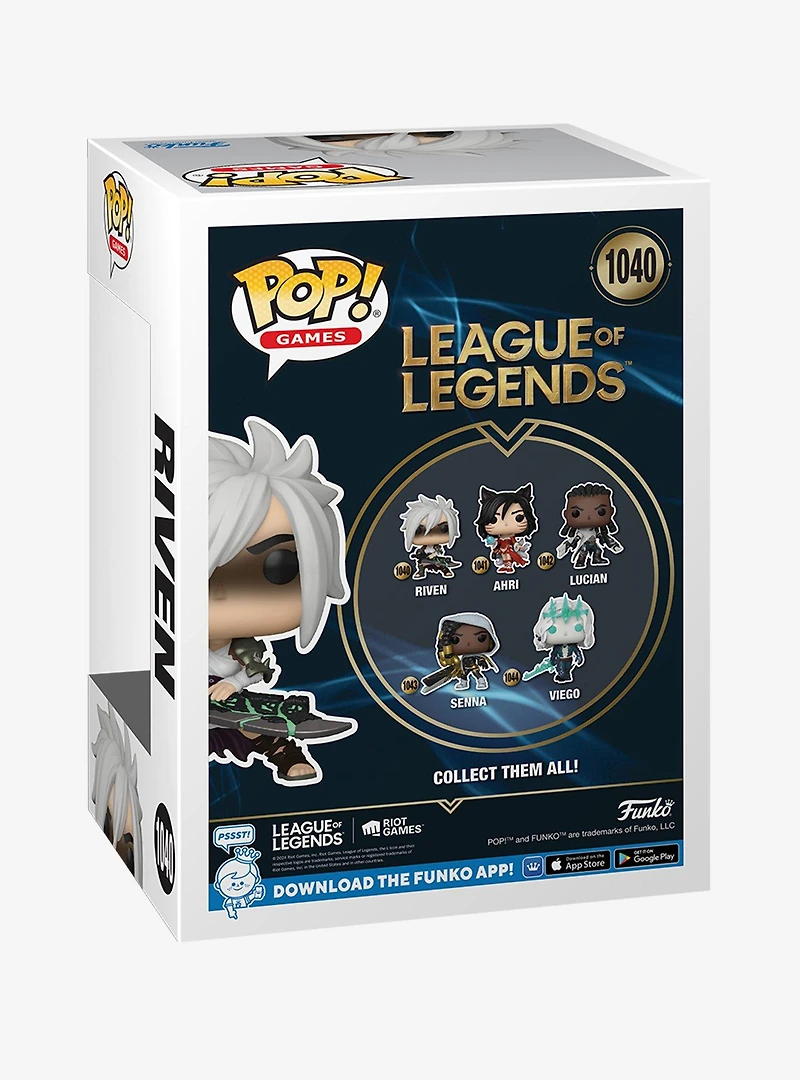 Funko Pop! Games League of Legends Riven Vinyl Figure