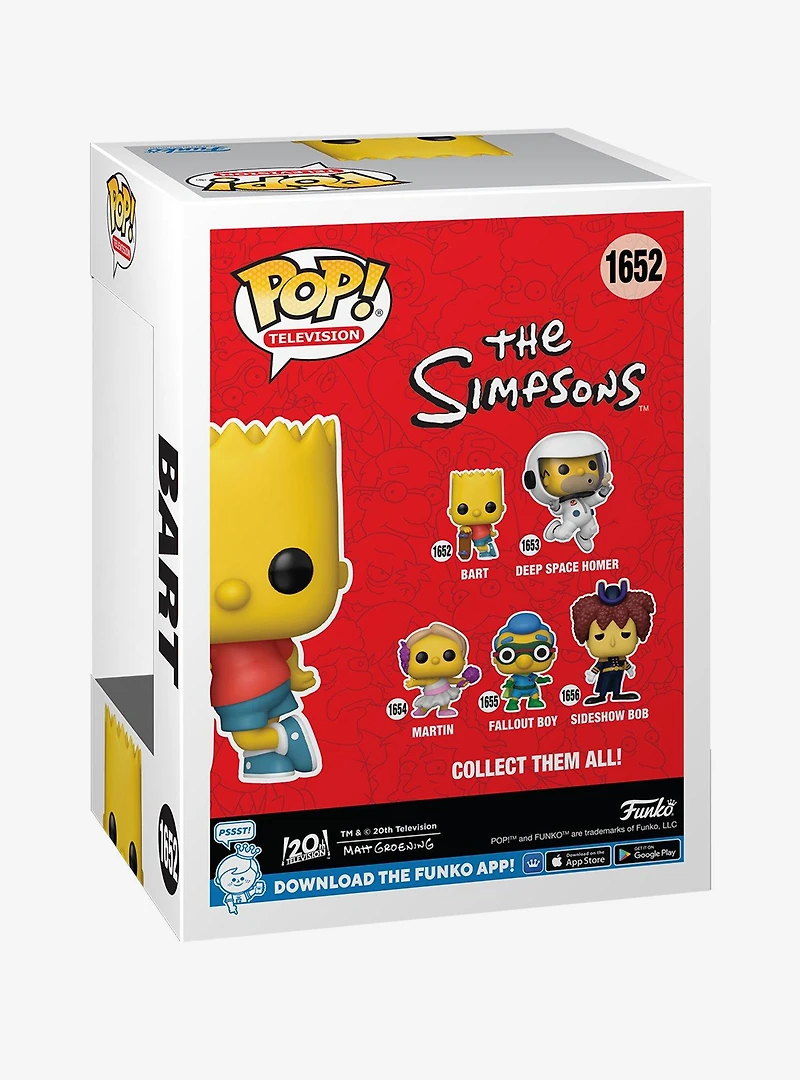 Funko Pop! Television The Simpsons Bart Vinyl Figure
