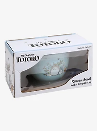 Studio Ghibli My Neighbor Totoro Floral Totoros Ramen Bowl with Chopsticks - BoxLunch Exclusive