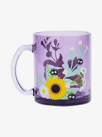 Studio Ghibli Spirited Away Floral Soot Sprite Glass Mug - BoxLunch Exclusive