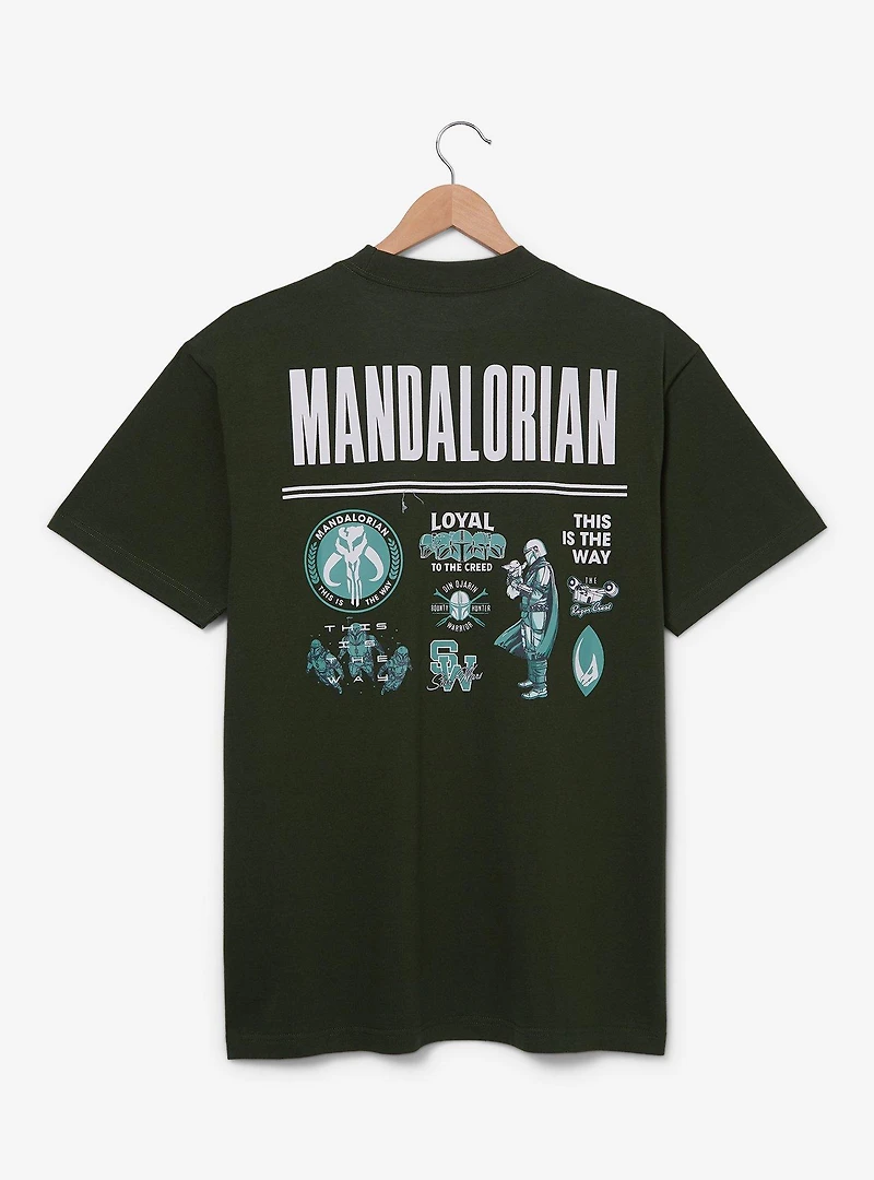 Star Wars The Mandalorian Tonal Icons T-Shirt - BoxLunch Exclusive