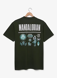Star Wars The Mandalorian Tonal Icons T-Shirt - BoxLunch Exclusive