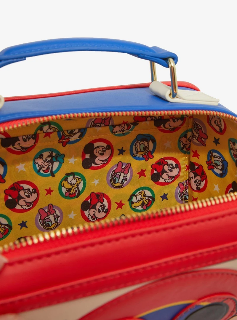 Loungefly Disney Mickey Mouse and Friends Classic Stars Crossbody Bag